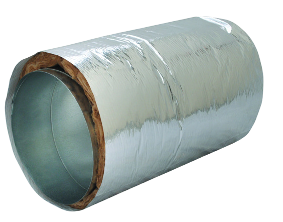 Spiral Pipe- 7.5ft Long Wrapped- R8 – HVAC MetalworX